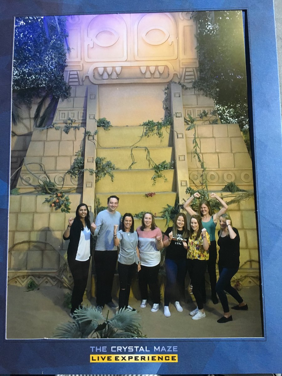 Having a fun day out at the Crystal Maze! 😁