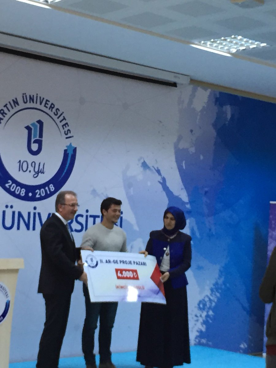 Kıyam ekibi olarak ilk ödülülümüzü aldık.