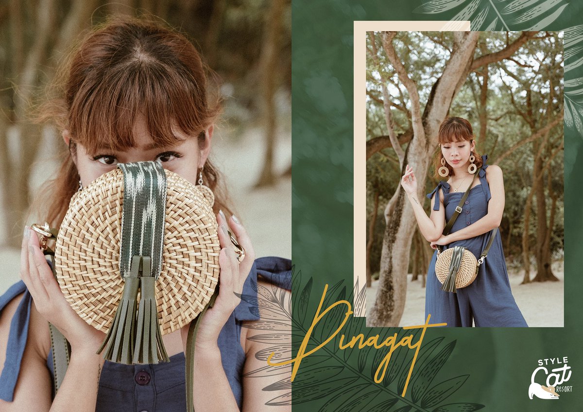 yukihigson's tweet photo. The beautiful @iamrheabue as #StyleCat’s muse for its new collection Wicker Dreams! #locallymade #proudlypinoy | The wicker bases are from Cebu and the t’nalak is sourced from Davao!❤️ https://t.co/A4fmU8JnAe