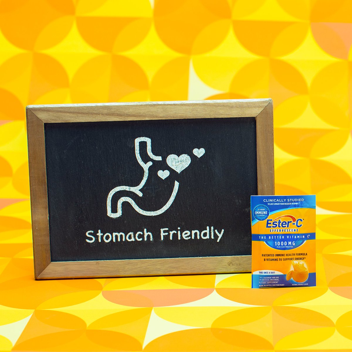 OfficialEsterC's tweet photo. Prepare to be schooled by immune support that’s gentle on the stomach.*† https://t.co/Cidpa7Z8nP