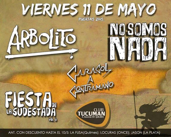 Murga5PalPeso's tweet photo. Esta noche nos vamos para al club Tucumán a acompañar a los amigos de @NSNoficial, @Arbolitoweb y @cacontramano. Se van a estar juntando alimentos no perecederos y ropa para los afectados por las recientes inundaciones. ¡Nos vemos ahí! https://t.co/JG0cRKONYB
