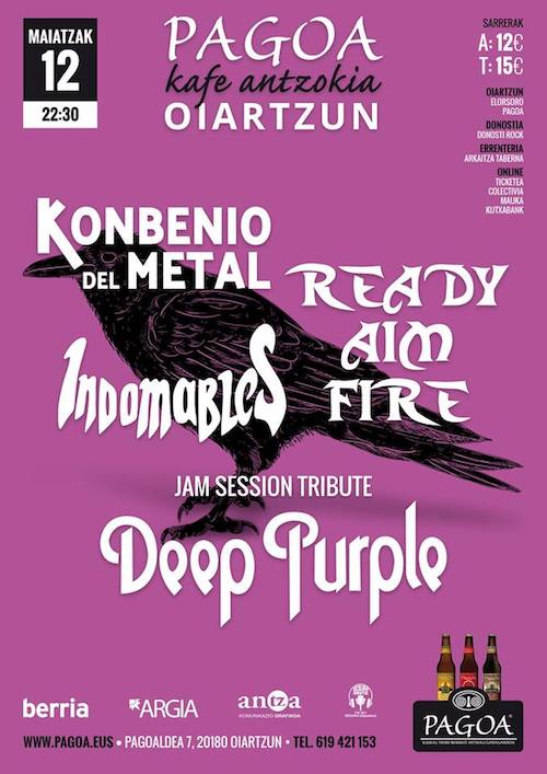 herrikoburdina's tweet photo. [Agenda] Asteburuko #HeavyMetal kontzertuak! ▶ https://t.co/iGGYiIr7La https://t.co/2xBaQM5tdN