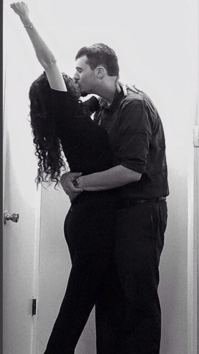 ElizabethLonden's tweet photo. Happy anniversary to my number 2!
Each photo has the same pose but represents a moment of our life at the time. From moving into to a new place, to pregnancy, to a little bit of chaos in the kitchen... life is good.
#9YearsLater #4YearsOfMarriage
#GodIsAlwaysNumber1 https://t.co/HAnfpXJDeI