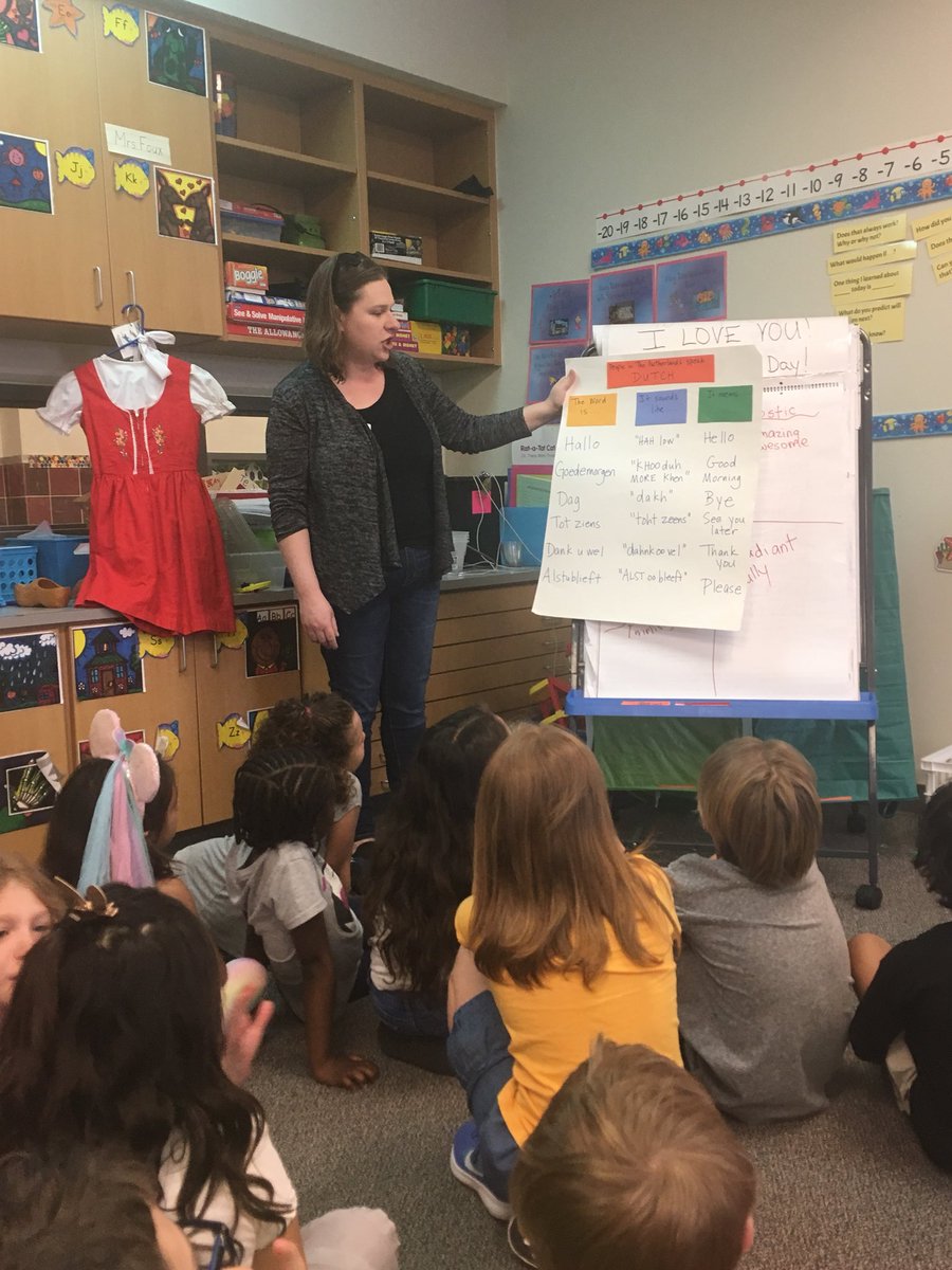 Learning about the Netherlands this morning from one of our awesome parents. #reaganrays