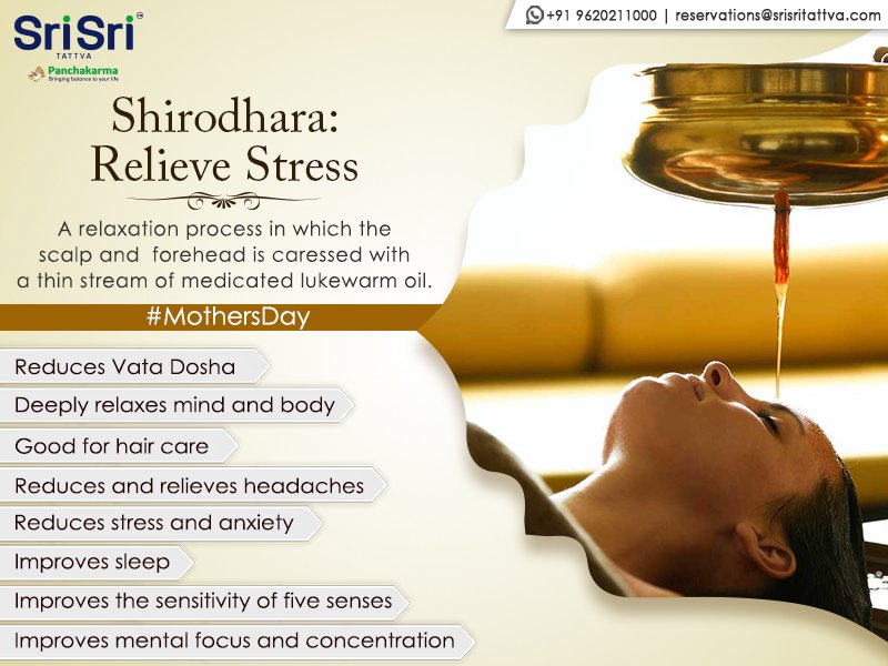 sswellbeing's tweet image. Shirodhara is an effective Ayurvedic therapy that helps alleviate stress and induce relaxation. 

#MothersDay #MothersHealth