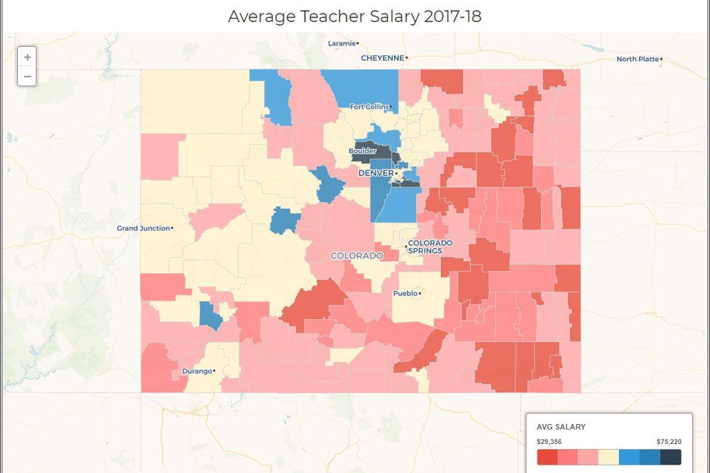 Map Of Colorado School Districts Maps For You