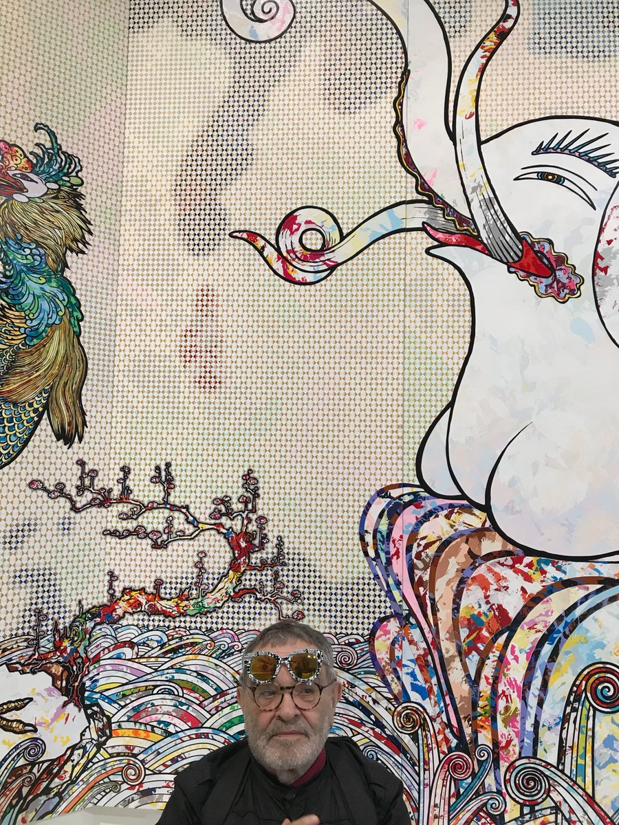 arrabalf's tweet photo. Fundación Vuitton de París:  22 de Palotiín del año 145 de la Era 'Patafísca  (11-V-2018) tres  días después de la Ocultación de San Gauguin, oceánico. https://t.co/Smn82r1hGu