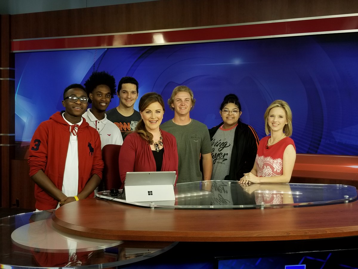 GladewaterISD's tweet photo. The Bears News Network Team visited KLTV to learn about broadcasting and media production.  Our students had fun learning the inner workings of a news station. https://t.co/VK7ulgewDd