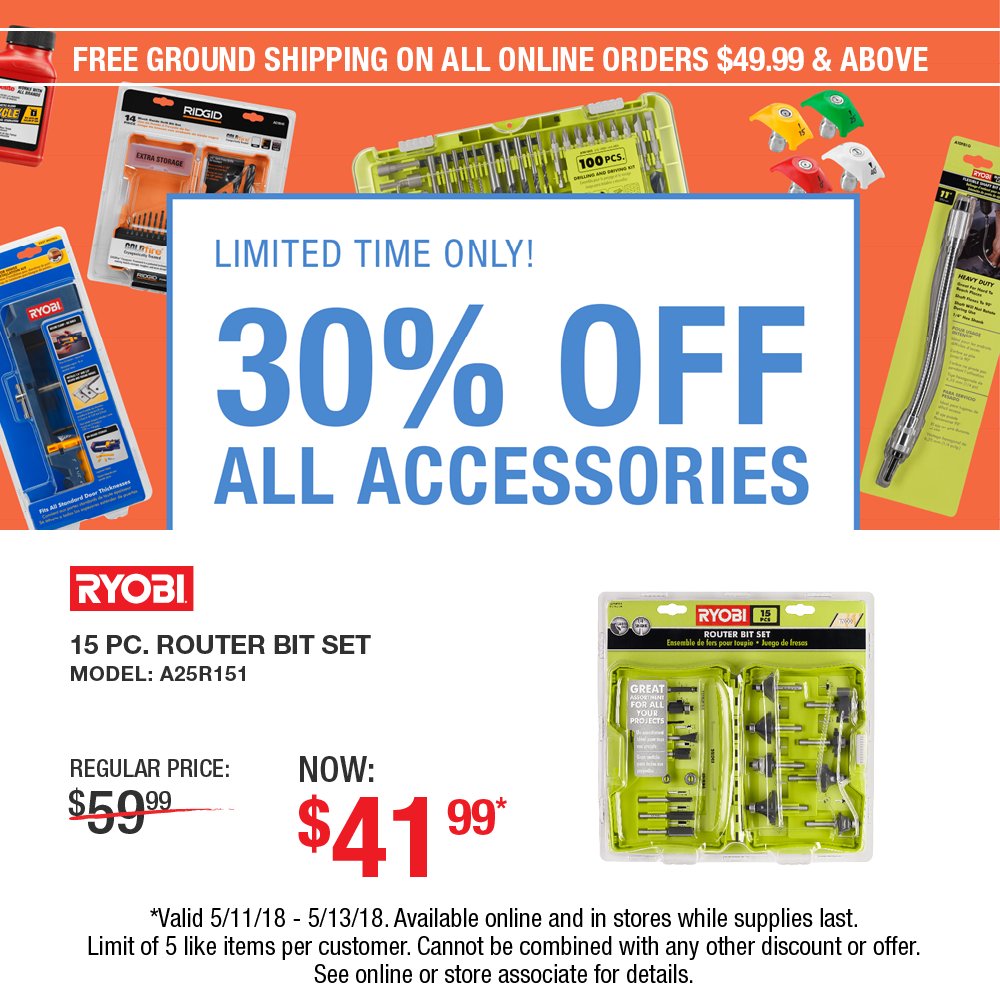 Direct_Tools's tweet photo. Starting today, enjoy 30% off your accessory purchase #instore and #online! This offer is valid through 5/13/18 #whilesupplieslast  Shop now online: https://t.co/78n7RE1Ru9  #HappyMothersDay #AccessorySale https://t.co/3HR7kRZPn3