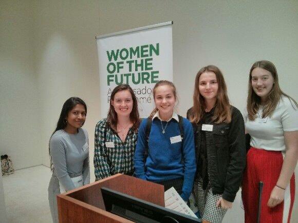 STAHSCareers's tweet photo. Thenk you to Women of the Future for a fantastic networking session at the #WOFAmbassadors reception at the US embassy on Thursday #Ibelieve . https://t.co/ZhR5mDpywO