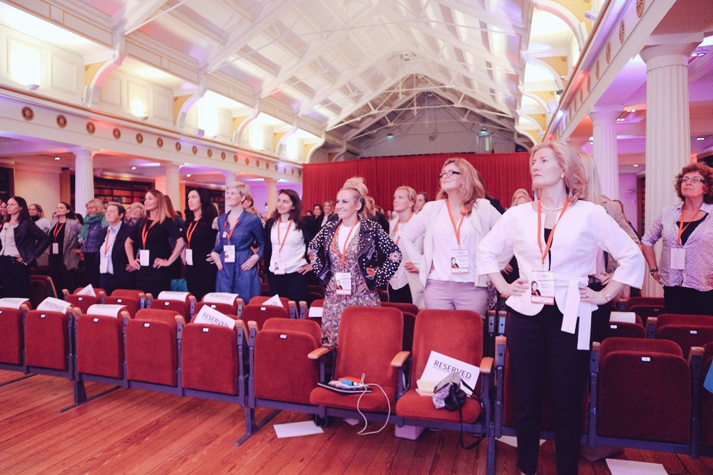 Great Talk on Pitching and the Power of Power Posing from <a href="/catherinemoonan/">Catherine Moonan</a> ! #planetwoman #planetwomanacademy