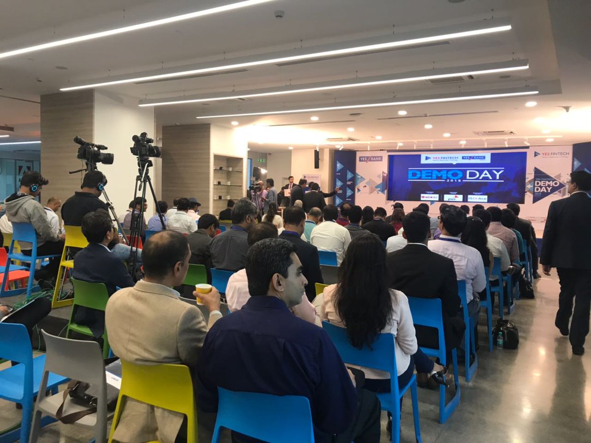 FinBitIO's tweet photo. Live from Mumbai #YesFintech #DemoDay #finbitio https://t.co/oWjyxR1YB8