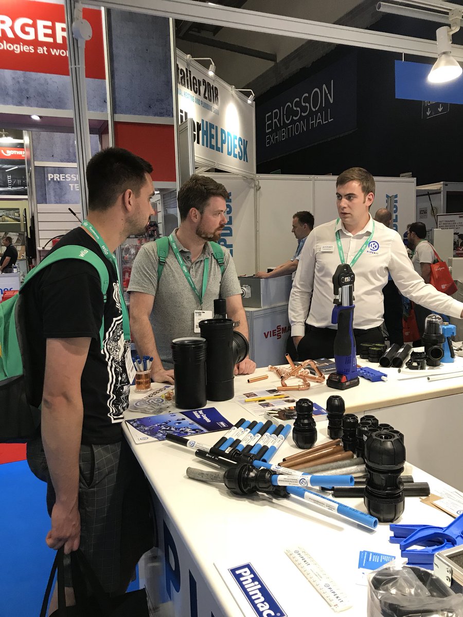 Pipekit's tweet photo. It’s all over for another year. Thank you to everyone who visited our stand @Installer_Show we met and demonstrated our super products to some great people who will hopefully visit https://t.co/SIN8SfrJVc to find out more or buy online. #Installer2018 https://t.co/ndwS3u0LFK