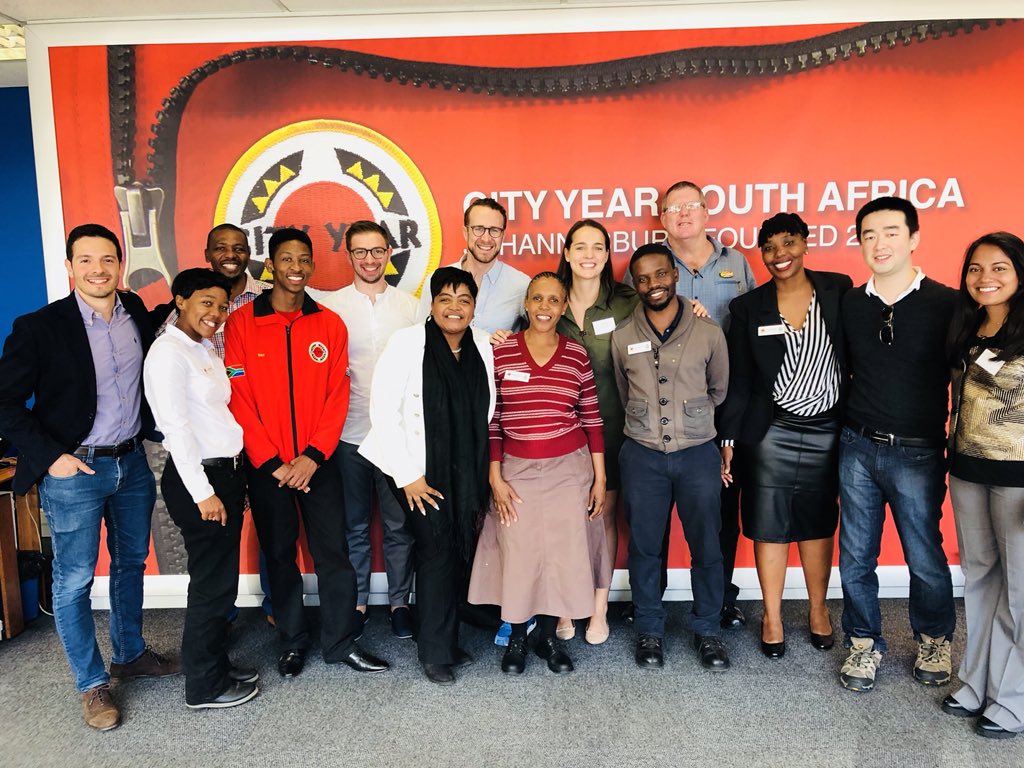 CityYearSoA's tweet photo. Today is Friday the 11th May and we get to serve another day! We are so excited to be selected as a Harvard Business School Field Global Partner for 2018. #Serve2Work #YouthEmployability @TrevorNoahFdn @CyrilFoundation @Yes4YouthZA https://t.co/vm1L8U7Anz
