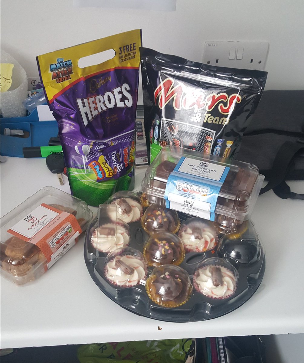 Some treats for a fantastic hard working team <a href="/OswestryPI/">Oswestry PI</a> <a href="/paulallancurtis/">Paul Curtis 💙</a> <a href="/sarahcrowther7/">sarah crowther</a> @louorritt50 <a href="/Welshy1992/">Sam</a> <a href="/placemadebyyou/">A Place Made By You</a>