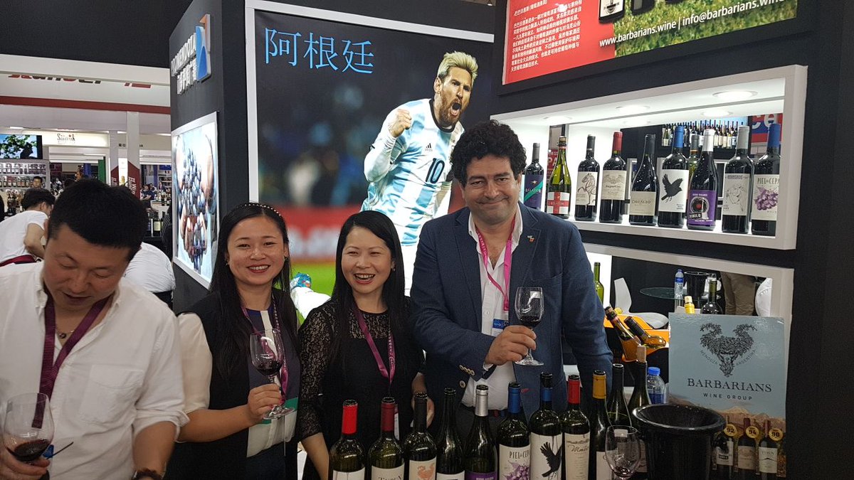 Intensa actividad tuvo <a href="/BarbariansWines/">Barbarians WineGroup</a> representando en #Interwines a las bodegas que integran su grupo <a href="/superucoOK/">SuperUco</a> <a href="/PassionateWineM/">PassionateWine</a> <a href="/ViniloWinesMDZ/">Vinilo Wines</a> <a href="/GenDelAlma/">Gen</a> <a href="/bodegadeltupun/">Bodega del Tupun</a> 
#MisiónChina2018