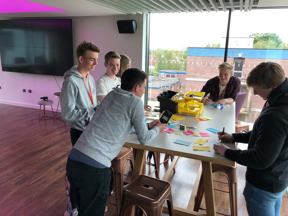 Preparations for today’s Eurekaha Output Event at 13.00 are well underway. <a href="/TCWcharity/">The Converging World</a> <a href="/Eurekahaaha/">EurekahaCIC</a> #designthinking #engineering