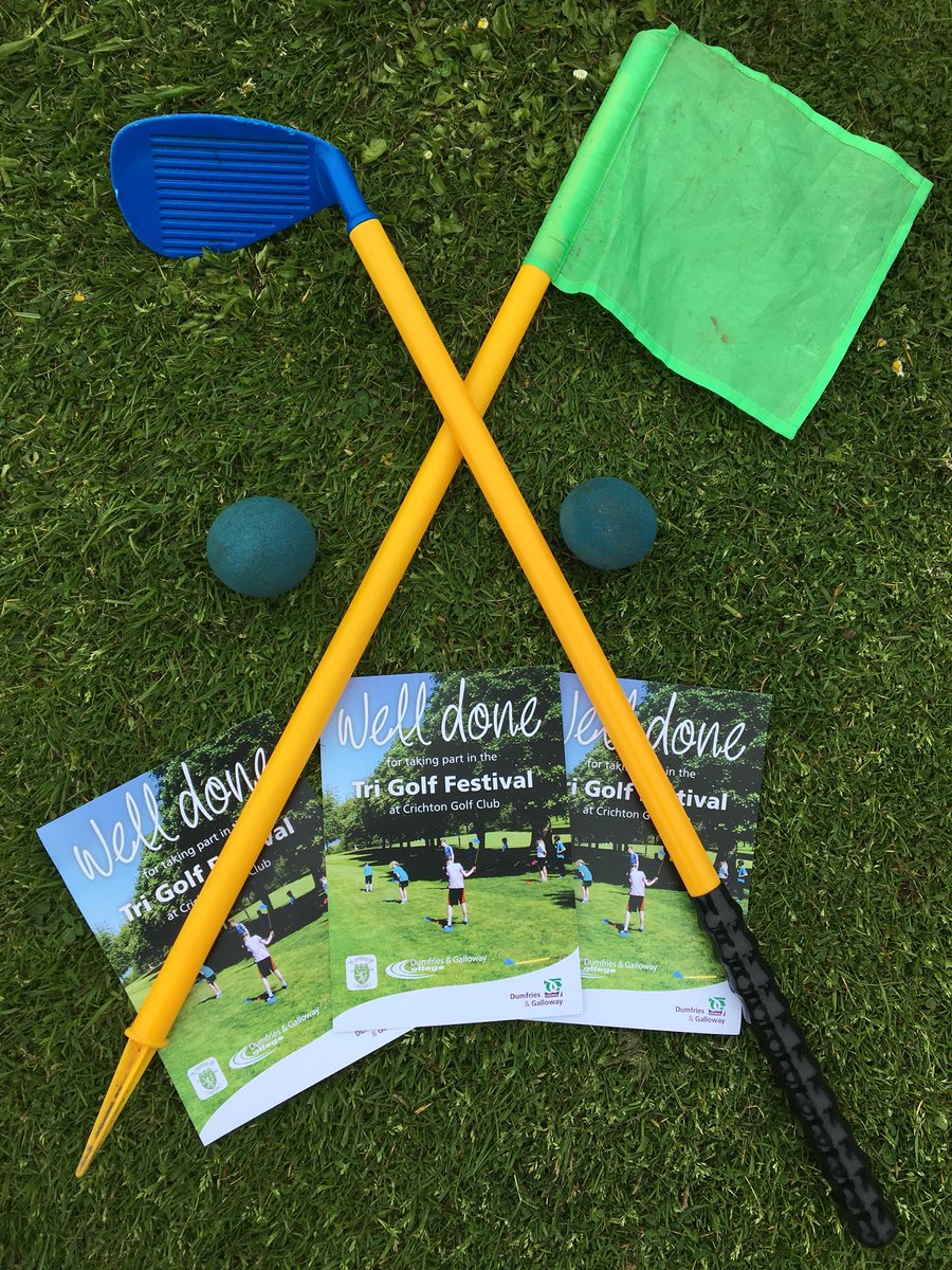 DGCsport's tweet image. P5 Golf Festival at Crichton Golf Club today. We have just had group 1, group 2 have just arrived and group 3 will be with us this afternoon. 181 pupil all day!! New School-Club record 🥇 #lovegolf #pathway #crichton