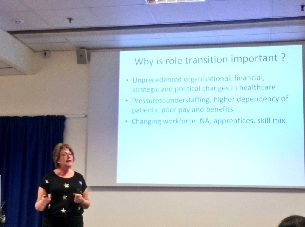 chelwestlearn's tweet photo. @crighton_liz giving our students useful information about their #roletransition to a professional nurse https://t.co/OXkFEIZoOM
