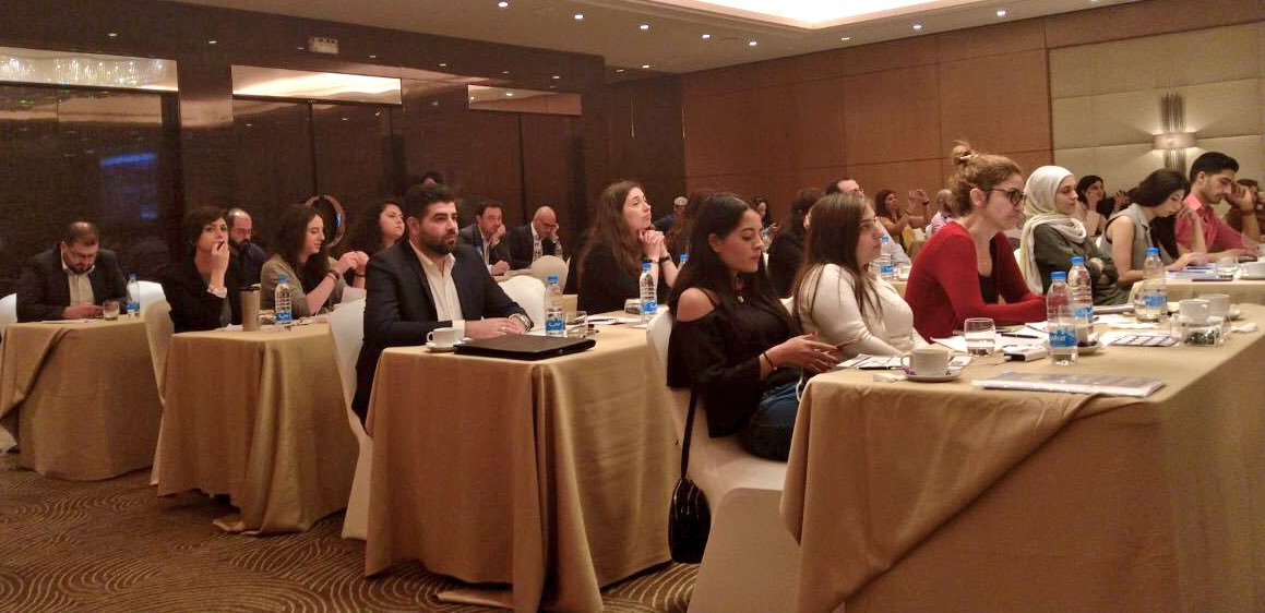KAICIID's tweet photo. We are excited to be in #Lebanon at #MESMF2018 #MESMA2018 social media festival where we are talking about how we are using #socialmedia to promote a culture of #dialogue. Stop by our booth if you’re here! https://t.co/18TSKfAwAB