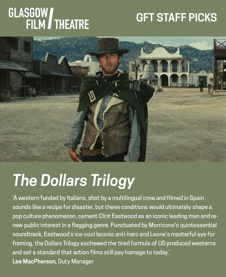 glasgowfilm's tweet photo. #GFTPicks... The Good, the Bad and the Ugly screens tomorrow and Tuesday! https://t.co/mL1rVF6wkn https://t.co/ItQnGLmpXS