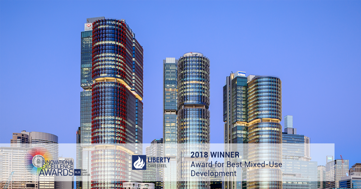 PropertyCouncil's tweet photo. Congratulations to Barangaroo South owned and nominated by @LendleaseGroup
#ieawards #winner #bestmixedusedevelopment https://t.co/hLiwKfBbTS