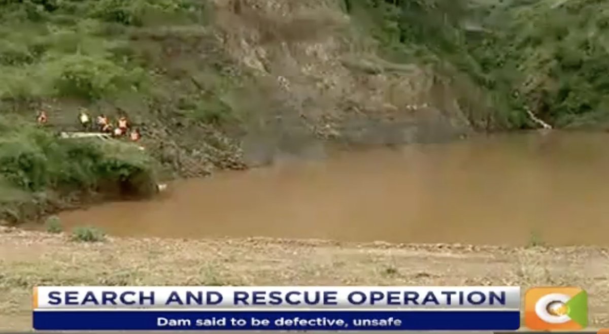 citizentvkenya's tweet photo. Search for missing persons continue. KDF begin pumping water from another dam within Patel farm #CitizenLiveAt1 https://t.co/X3w9EteVsq