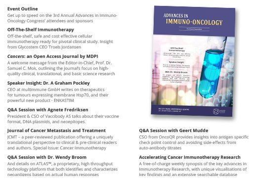 Have you downloaded Oxford Global’s Immuno-Oncology pre-event newsletter? In collaboration with their esteemed speakers and sponsors, this is a great read to get you ready for the congress on 24-25 May! Download for free today:bit.ly/2jqAG6A #Immuno18
#Immunotherapy