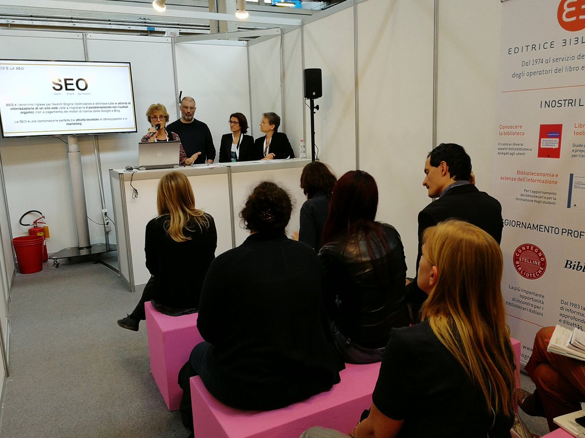 editoriaUnicatt's tweet photo. Partono anche i primi incontri del ciclo "Lavorare in editoria" e si comincia parlando di #SEO, #AssetManagement e #metadati con veri esperti del settore ๐ @SalonedelLibro Area Editoria, pad.2 G142
#Salto18 #Con3 #lavorareineditoria #AreaEditoria https://t.co/YEAbFb4Iss