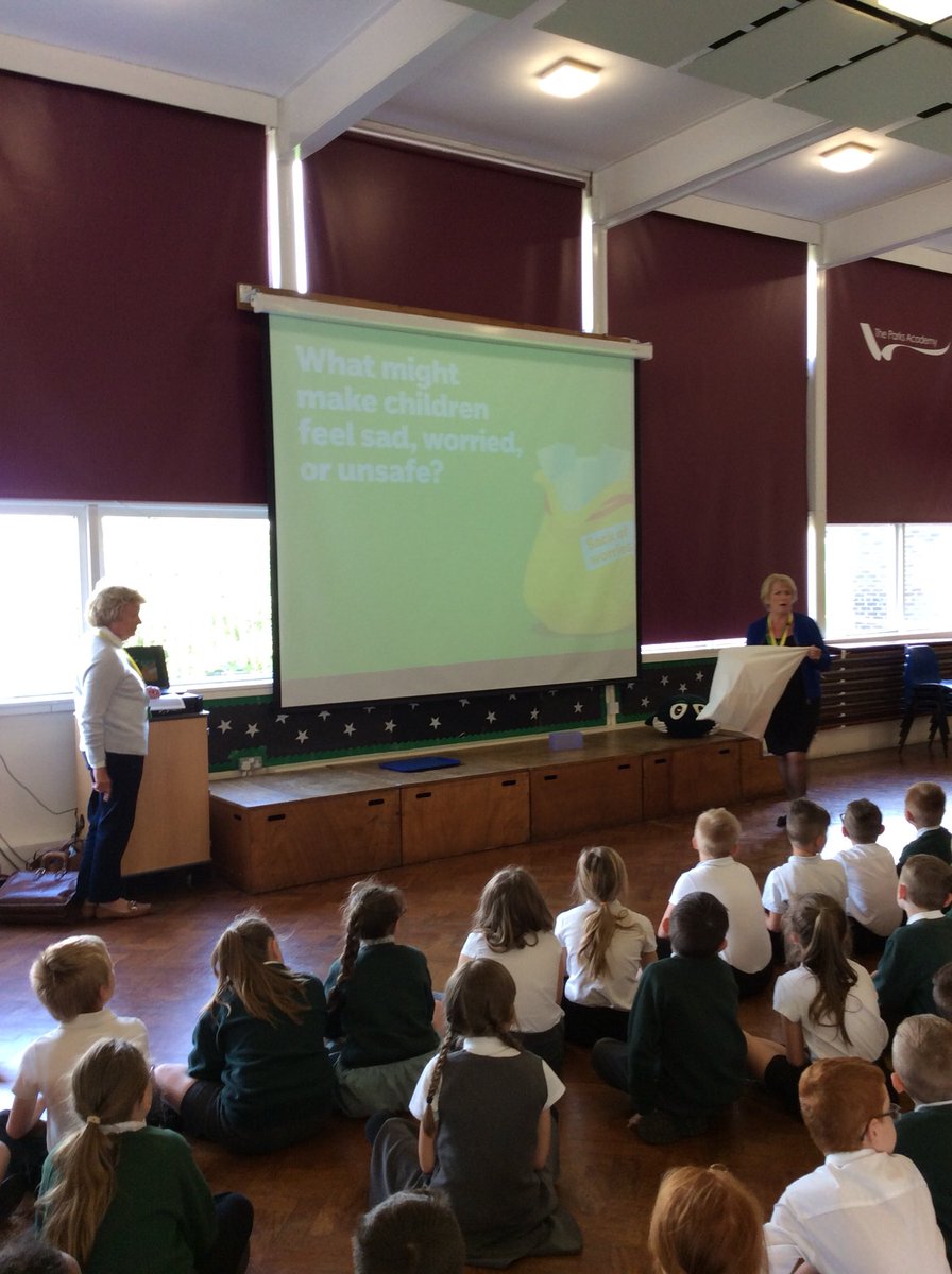 TPAFalcons's tweet photo. A huge thank you to @NSPCC , this morning! Remember just how important it is to always speak to someone if you’re worried or upset!😊💚 https://t.co/w1YXxC6Jku