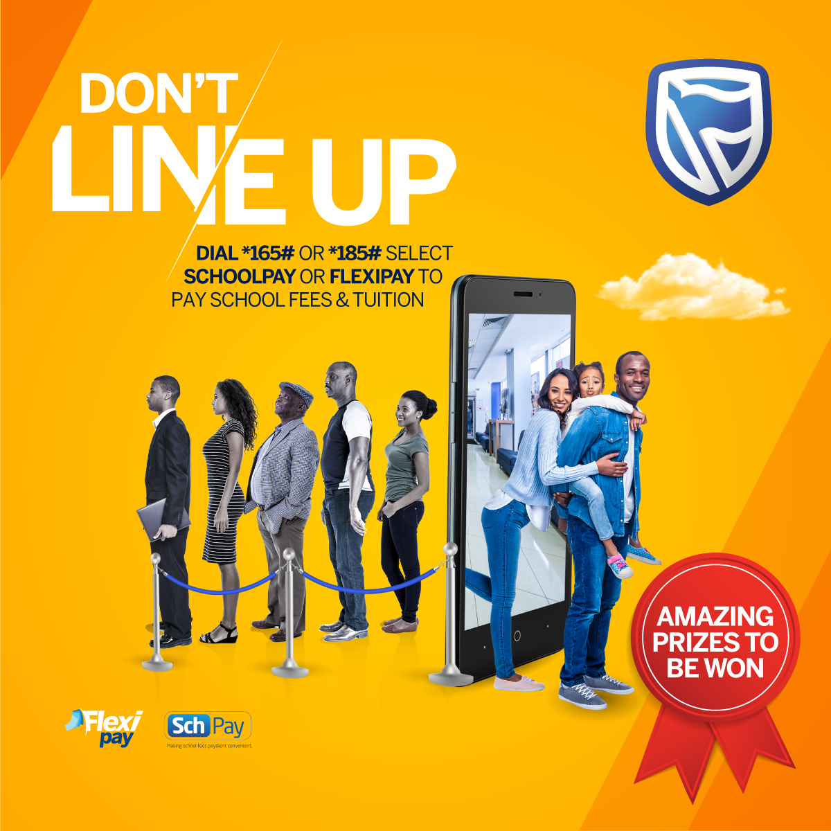 stanbicug's tweet photo. Paying school fees shouldn't dampen your #FridayMood.
Use FlexiPay today and win exciting prizes.
This is how to pay school fees straight from your phone.
#DontLineUp https://t.co/JWFg0Nc82q
