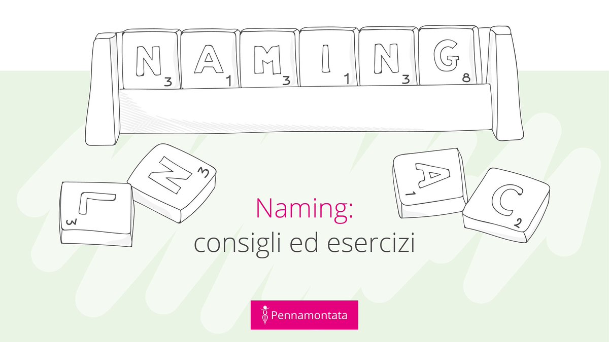 Chiamiamo le cose con il proprio #naming! Sul #blog di <a href="/Pennamontata/">Pennamontata</a> #metodo, consigli, esercizi e macumba. 
ow.ly/qeXF30jWErD