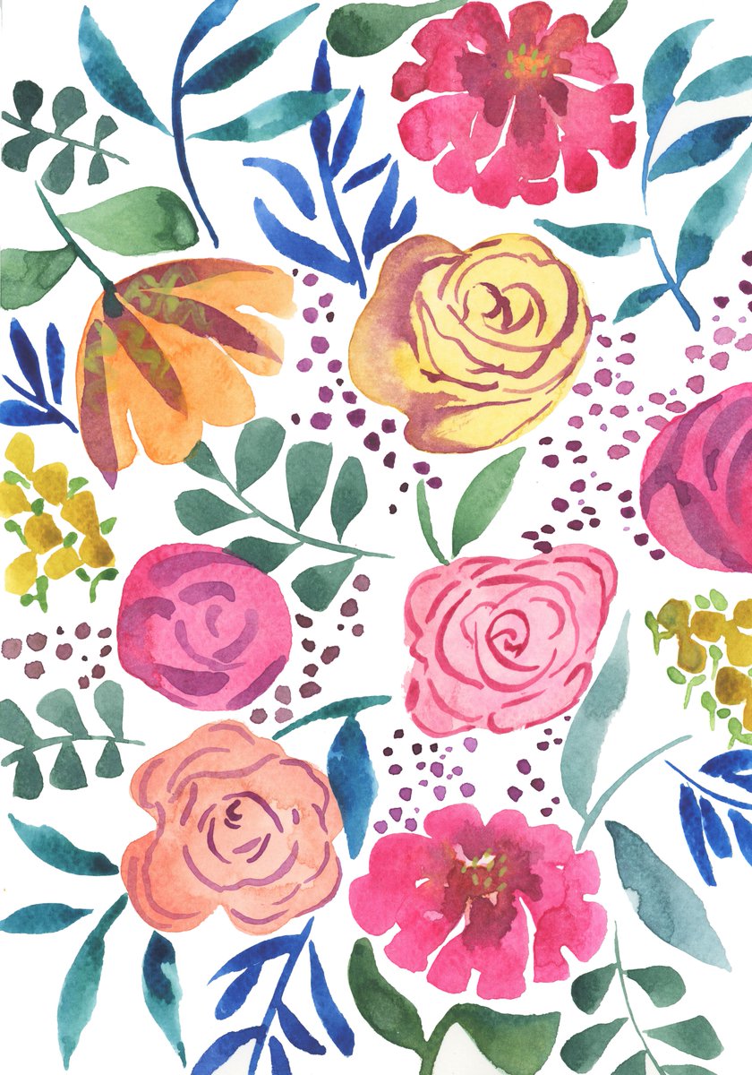 indiskovenprint's tweet photo. Inspired by a beautiful plate from @AnthropologieEU which I couldn't resist picking up in their sale yesterday 😊. I'd like to put this on a skirt!

#surfacepattern #fabricprint #printdesign #bohofloral #underthefloralspell #allthingsfloral #colourmehappy #floralillustration https://t.co/ir1Oj1XsXd