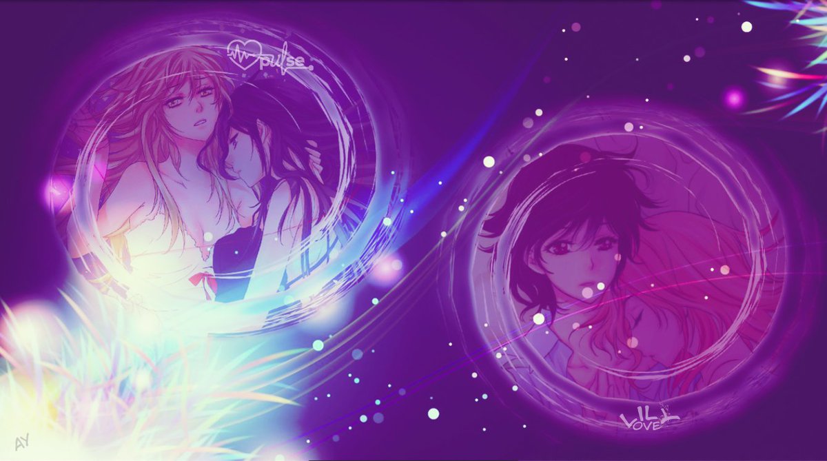 YuisWorld's tweet photo. #LilyLove #Pulse #webtoon #comic #yuri #mel #lynn #mew #donut #ratanasatis #girlslove 😊 https://t.co/lQBLT90cxH