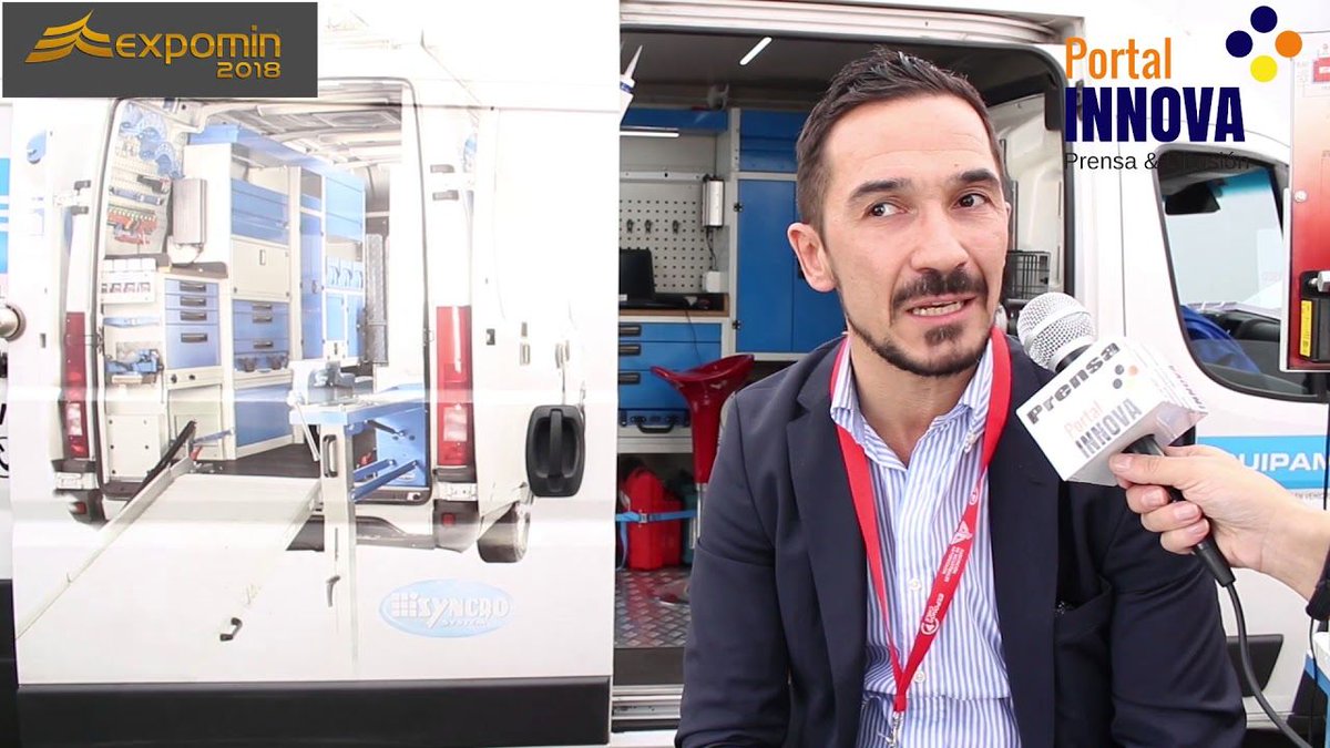 SyncroVans's tweet image. Syncro System operates all over the world through its numerous salepoints. Recently the Chile Installation Centre of Santiago del Chile took part in EXPOMIN 2018. Here's an interview!  buff.ly/2JH57Av #exhibit #syncrosystem #vanequipment #equipamientovehicular #industry