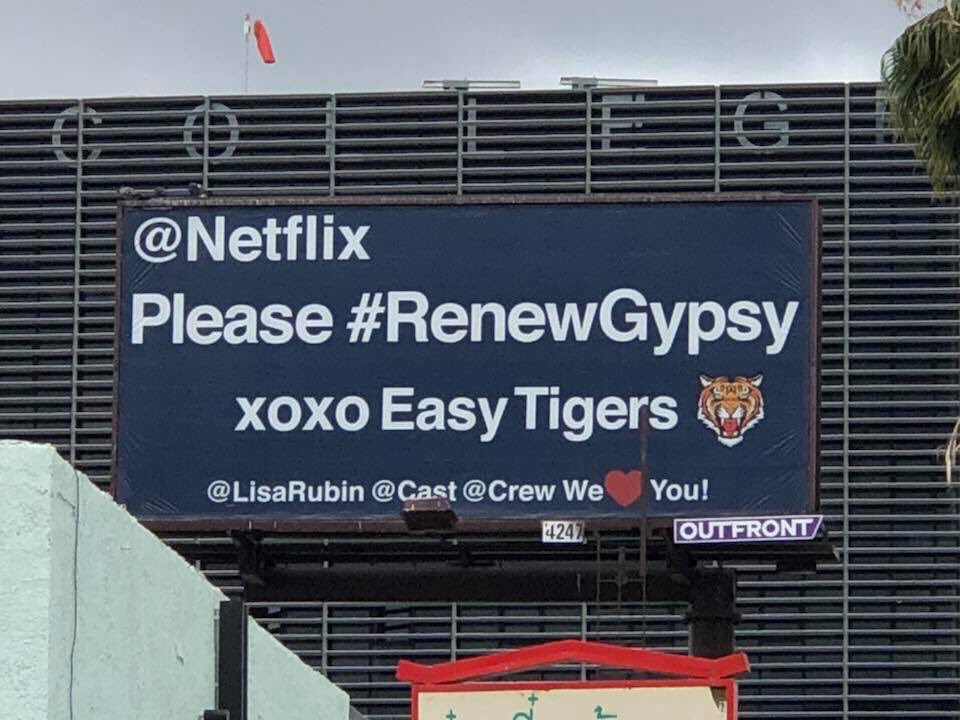 renew_gypsy's tweet photo. @DEADLINE Can Gypsy also find a new home? Many Gypsy fans miss it so much. @hulu @hbo @Showtime @AmazonStudios @UniversalTV #RenewGypsy #GypsyMatter https://t.co/LSkl6IzGFG