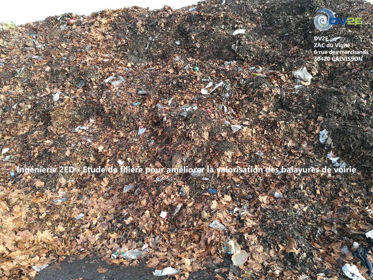ContactDv2's tweet photo. DV2E accompagne les collectivités dans l'optimisation de leurs filières de valorisation de déchets. Ici, étude de filières pour éviter que la totalité des balayures de voiries aillent en incinération. Il y a de la ressource dans ce déchet ! https://t.co/2VIQ0Mw2en