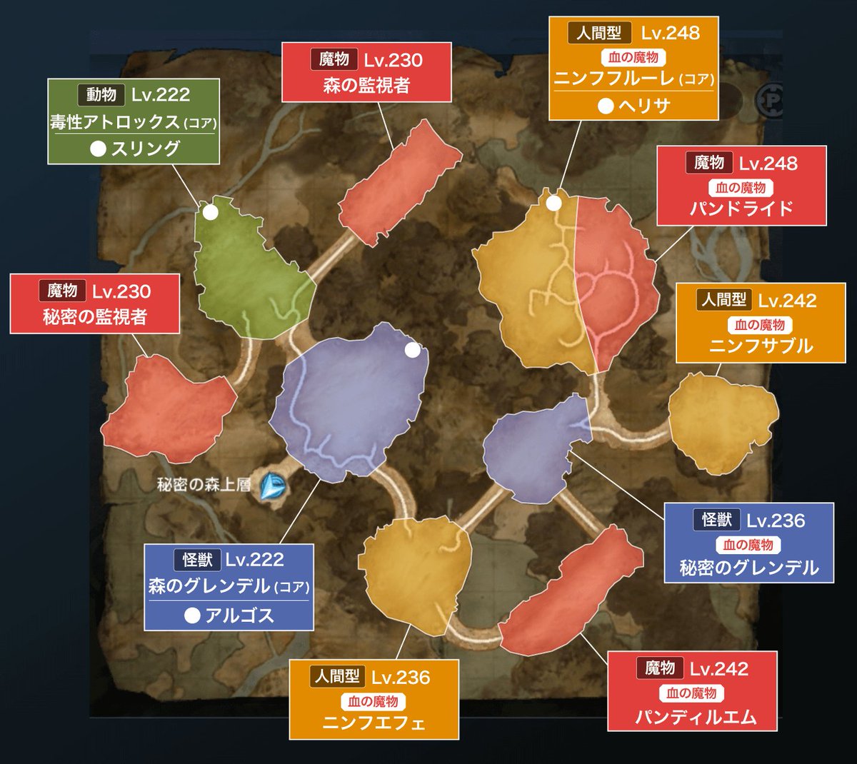 Appbank エリートダンジョン 秘密の森上層 のコアドロップモンスターとモンスター出現マップを追加しました 内容はappbank調べ リネレボ 新エリア オーレン領地 のコアドロップモンスターまとめ T Co Bmiairw6sr T Co 7ogiv4uxxy