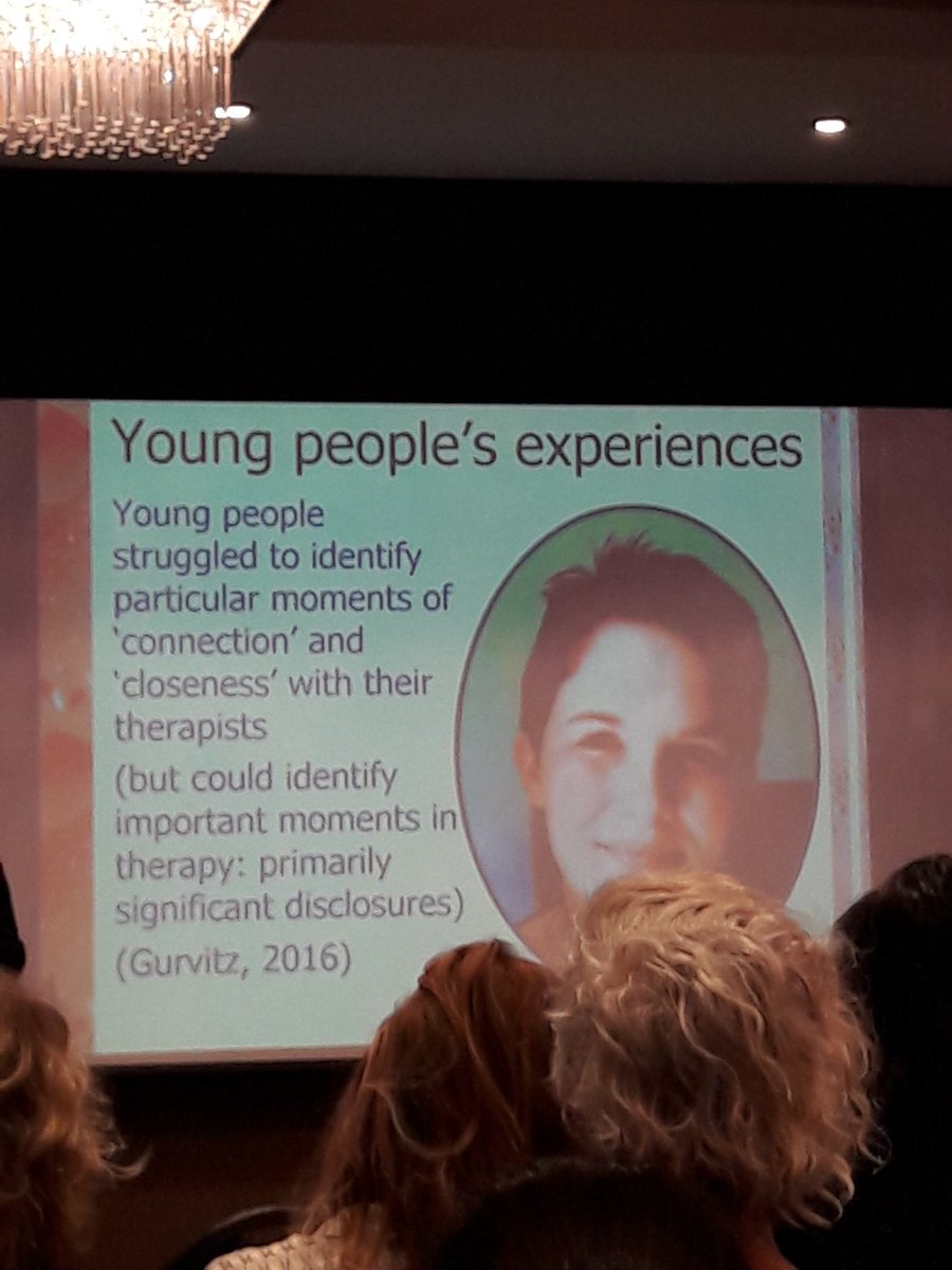 Myira_Khan's tweet photo. Retweeted MyiraKhanCounselling (@Myira_Khan):

Young people in #counselling struggle to identify it as being 'in a relationship' with their therapist #counselling #youngpeople #connection #relationaldepth #BACPResearch18 https://t.co/eZtmQIUaNM