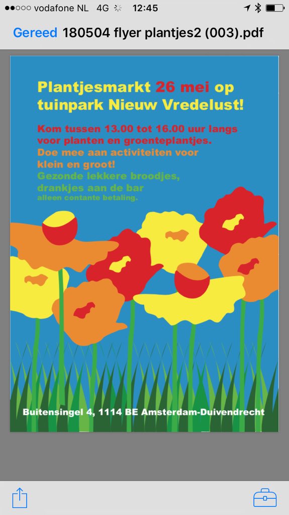 TuinparkNieuwVredelust (@vredelustadam) on Twitter photo 