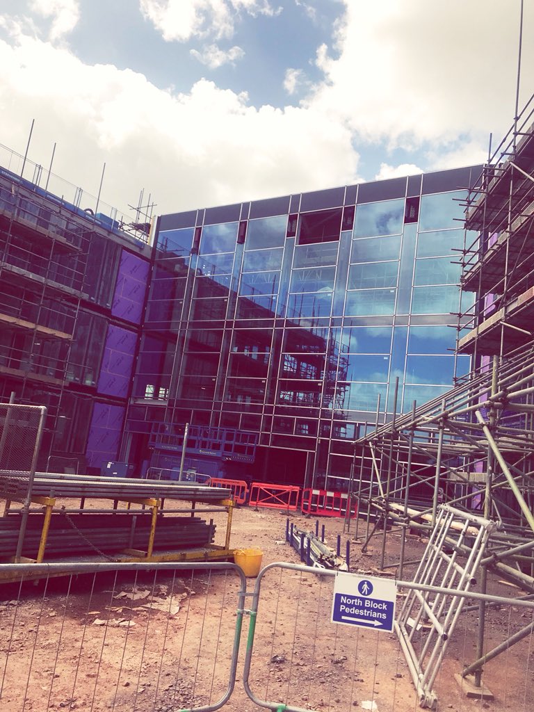 SetsquareRec's tweet photo. A great visit with @WiP_SW an insight to the redevelopment of #UKHO where @BAMConstructUK are working hard to create new environmentally - friendly offices creating a modern collaborative working environment.   #redevelopment #collaborativework #modernism #construction #WIP https://t.co/5VUcAAQJbF