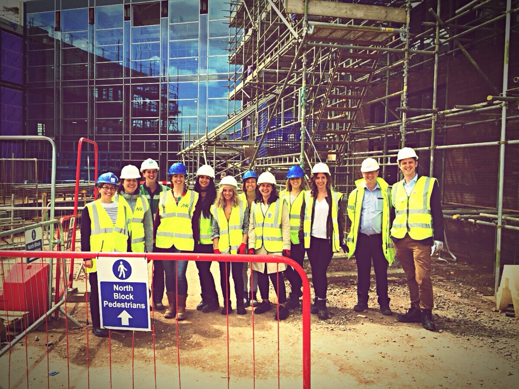 SetsquareRec's tweet photo. A great visit with @WiP_SW an insight to the redevelopment of #UKHO where @BAMConstructUK are working hard to create new environmentally - friendly offices creating a modern collaborative working environment.   #redevelopment #collaborativework #modernism #construction #WIP https://t.co/5VUcAAQJbF