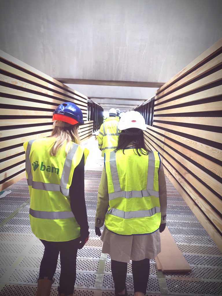 SetsquareRec's tweet photo. A great visit with @WiP_SW an insight to the redevelopment of #UKHO where @BAMConstructUK are working hard to create new environmentally - friendly offices creating a modern collaborative working environment.   #redevelopment #collaborativework #modernism #construction #WIP https://t.co/5VUcAAQJbF