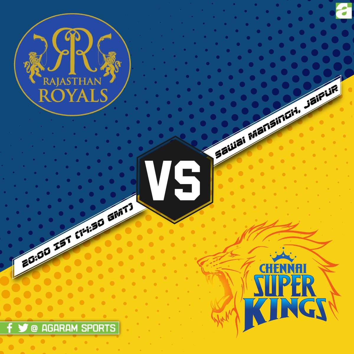 AgaramSports's tweet photo. #RRVsCSK : Overall: Matches – 18, Rajasthan Royals won – 6, Chennai Super Kings won – 12 https://t.co/oDOtWcZ1k3