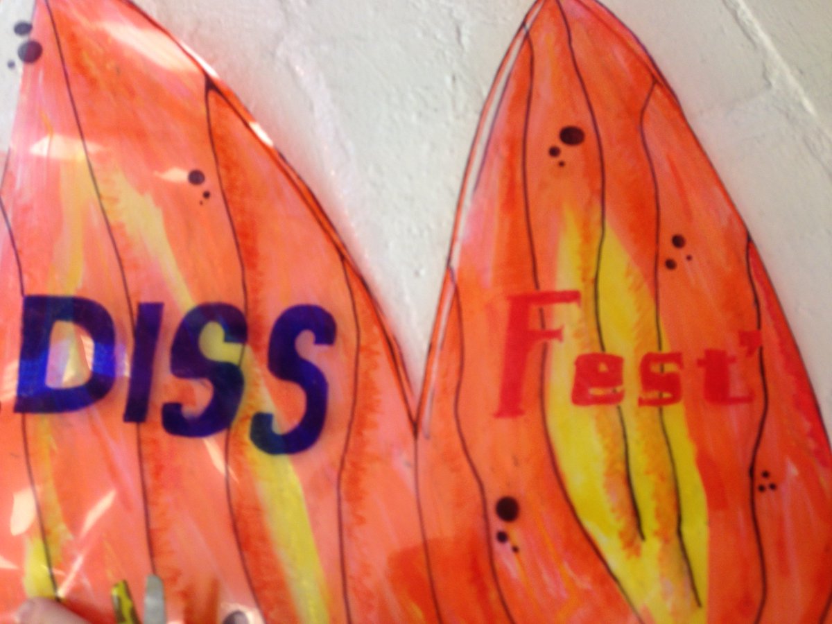 Big fish decorations are being made this Saturday for <a href="/DissCarnival/">Diss Town Carnival</a> - come and join the #DissFest team any time from 10 - 4 at the United Reformed Church, Diss!