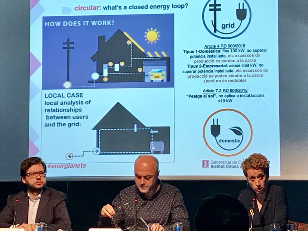 JonasSensos's tweet photo. Grans esperances amb les potencialitats de la blockchain. I més, després d’escoltar @BeIntelligenter aquest matí @pembarcelona parlant sobre el projecte de l’ICAEN per potenciar l’autoconsum d’energia i la possibilitat de compartir-la. Anem bé. #MetropolisDigital https://t.co/w8J1FiHR9S