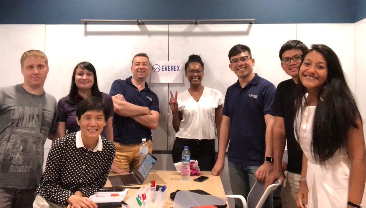everexio's tweet photo. We wrap up this week with a successful team meeting, finishing up the Myanmar plan for Everex. Some team members will be in Myanmar over the next week for advanced meetings. Stay tuned for updates. Exciting times ahead! 
#Everex #Blockchain #EVX #fintech https://t.co/OpOgxA3jYG