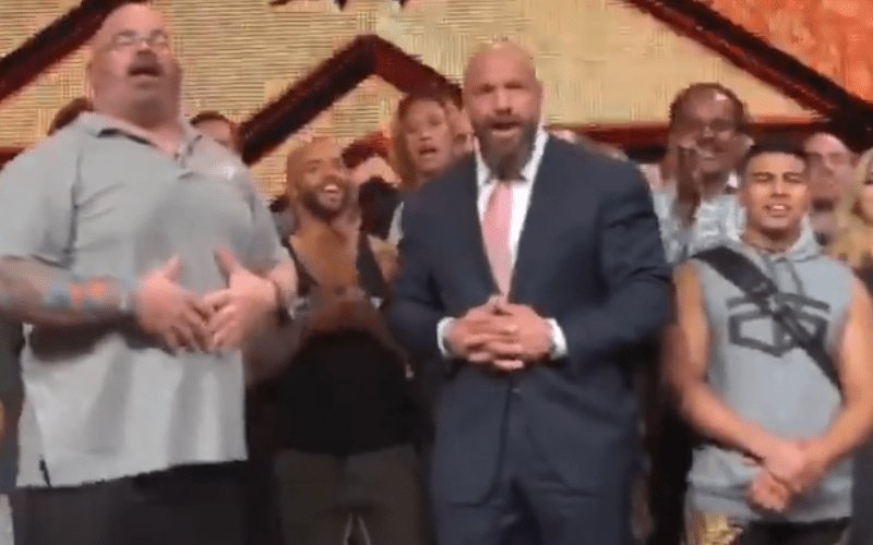Footage of Triple H & NXT Talent Singing Happy Birthday to William Regal  