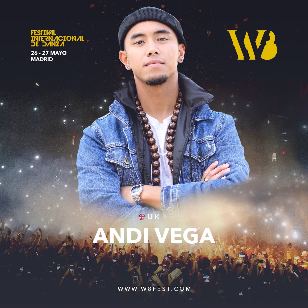 w8fest's tweet photo. 🇬🇧¡Andi Vega estará en W8 como jurado e impartiendo una Workshop el Sábado 26 de Mayo de 11:30 a 13:00h! 

https://t.co/v2t6hV2B44 https://t.co/fyik73wIrY