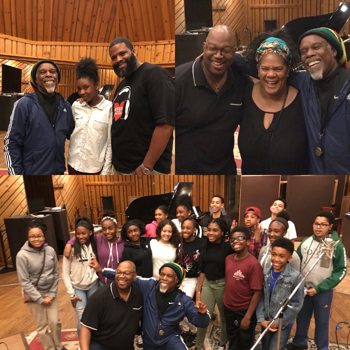 The Children Of Greenburgh accompanied Ms Sharon Bryant and Billy Ocean in the recording of his new project. We Believe in your Vision Of Peace and Unity All Over the World!!!